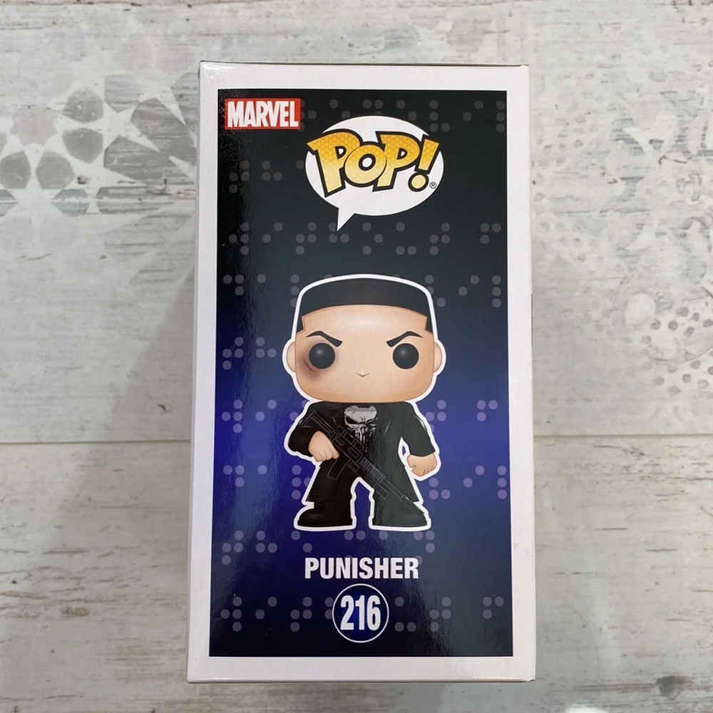 Funko Pop Punisher Chase #216 Marvel Daredevil Bobble Head - Picture 7 of 10